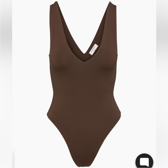 Aritzia Brown Bodysuit - Picture 1 of 3